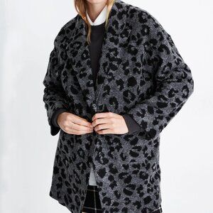 Texture & Thread Blazer Coat in Jungle Cat